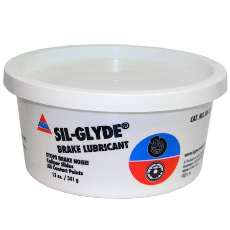 Ags Sil-Glyde Silicone Brake Lubricant, Tub, 12 oz BK-12